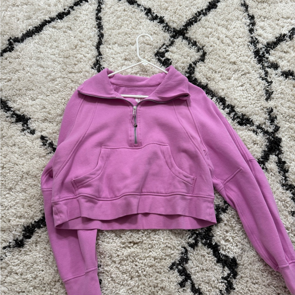 Lululemon Funnel Neck Dahlia Mauve Scuba